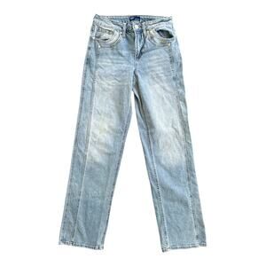 Project Indigo Juniors 7 light-wash, straight-leg denim jeans